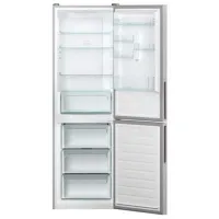 Frigider Candy CCE3T618ES cu congelator jos 315 / 185 cm / Inox photo 2