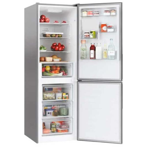 Frigider Candy CCE3T618ES cu congelator jos 315 / 185 cm / Inox photo 5