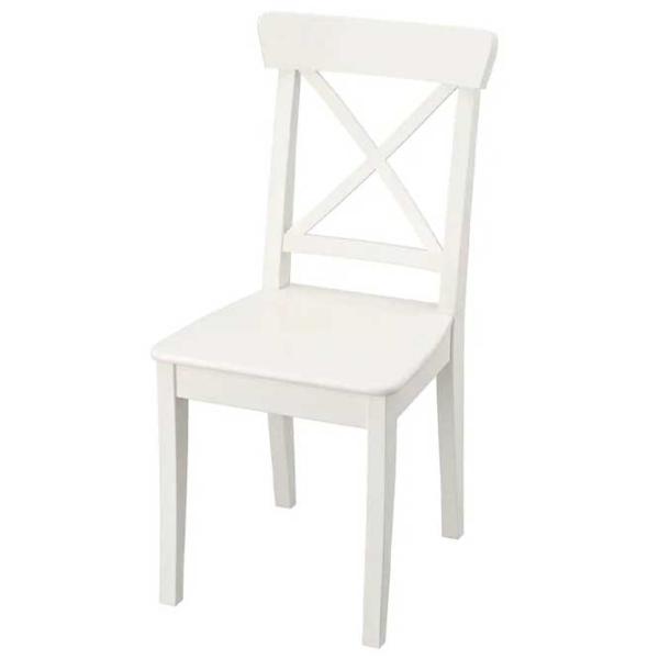 Scaun de bucătărie Ikea Ingolf Masiv/ White White photo 1