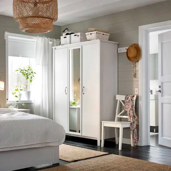 Scaun de bucătărie Ikea Ingolf Masiv/ White White photo 3