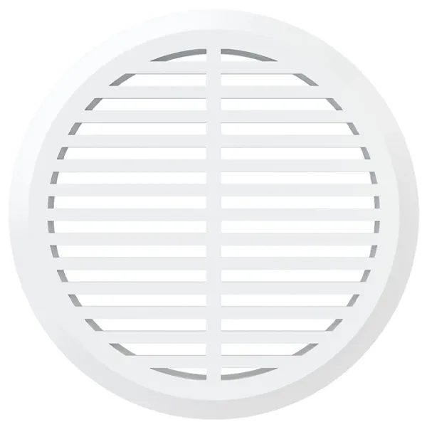 Grilă de ventilare ERA 05ДП 1/4  Plastic / White photo 2