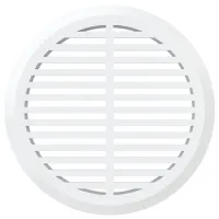 Grilă de ventilare ERA 05ДП 1/4 Plastic / White photo 2