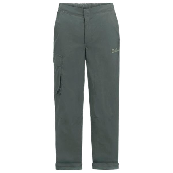Pantaloni pentru băieți Jack Wolfskin Desert Pants K  / Gray photo 1