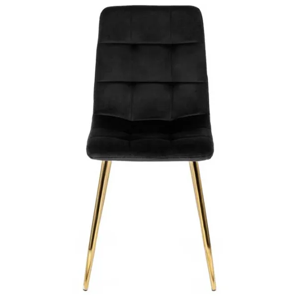 Scaun de bucătărie Mebel Elite York Velur/ Black Gold photo 1