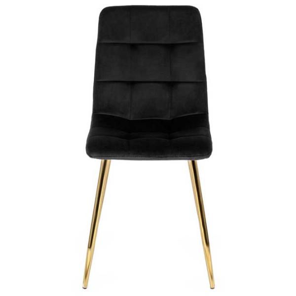 Scaun de bucătărie Mebel Elite York Velur/ Black Gold photo 1