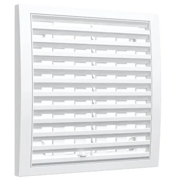 Grilă de ventilare ERA 2525РРП  Plastic / White photo 1