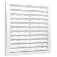 Вентиляционная решетка ЭРА 2525РРП  Пластик / Белый