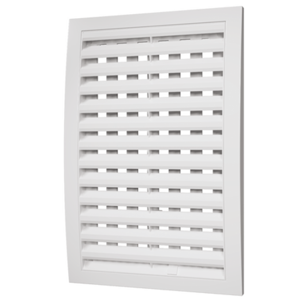 Grilă de ventilare ERA 1825РРП  Plastic / White photo 1