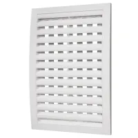 Вентиляционная решетка ЭРА 1825РРП  Пластик / Белый