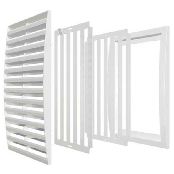 Grilă de ventilare ERA 1825РРП  Plastic / White photo 3