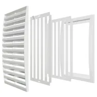 Grilă de ventilare ERA 1825РРП Plastic / White photo 3