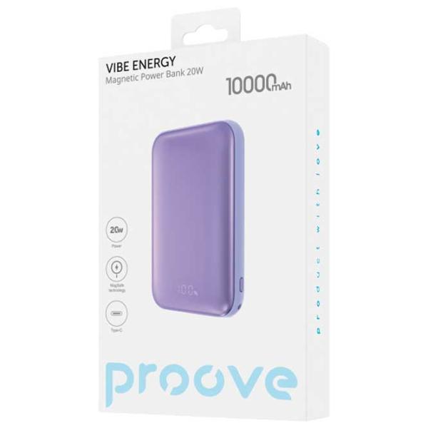 Power Bank Proove Vibe Energy 10000 мАч/ Пурпурный photo 3 Power Bank Proove Vibe Energy 10000 мАч/ Пурпурный photo 3