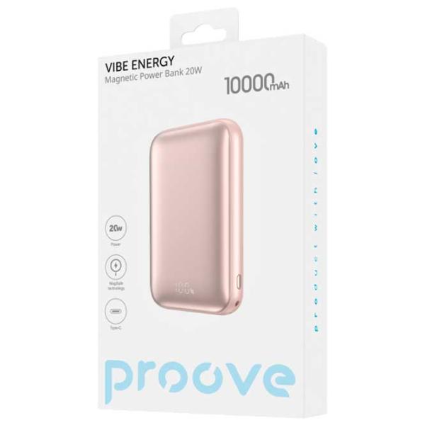 Power Bank Proove Vibe Energy 10000 мАч/ Розовый photo 2 Power Bank Proove Vibe Energy 10000 мАч/ Розовый photo 2