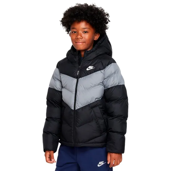 Куртка для мальчиков Nike K Nsw Synthetic Fill Hooded Jacket  / XS / Осень - Зима photo 1