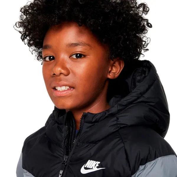 Куртка для мальчиков Nike K Nsw Synthetic Fill Hooded Jacket  / L / Осень - Зима photo 4