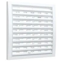 Вентиляционная решетка ЭРА 2020RRP12,5F  Пластик / Белый