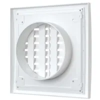 Grilă de ventilare ERA 2020RRP12,5F Plastic / White photo 2