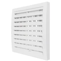Вентиляционная решетка ЭРА 1515RRP10F  Пластик / Белый