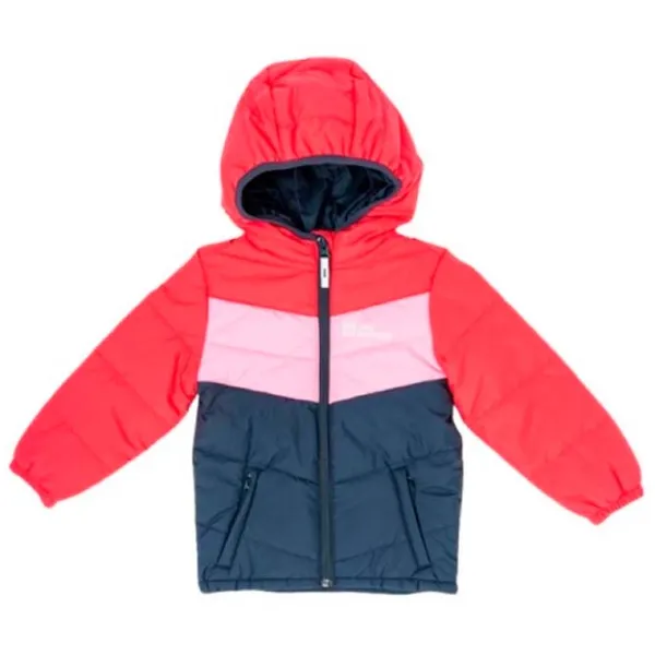 Куртка для девочек Jack Wolfskin Three Hills Jacket Kids Красный - Синий photo 1 Куртка для девочек Jack Wolfskin Three Hills Jacket Kids Красный - Синий photo 1