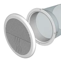 Grilă de ventilare ERA 12,5РПКФ Plastic / White photo 3