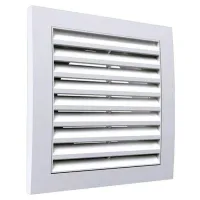 Вентиляционная решетка ЭРА 1515RR10F  Пластик / Белый