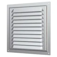 Grilă de ventilare ERA 2020МЦ  Metal / Silver