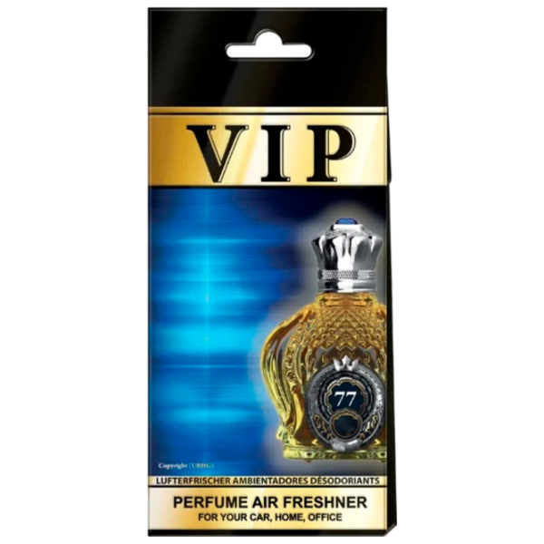 Aromatizator auto Caribi VIP N172 Valentino Uomo / / pe oglindă photo 1