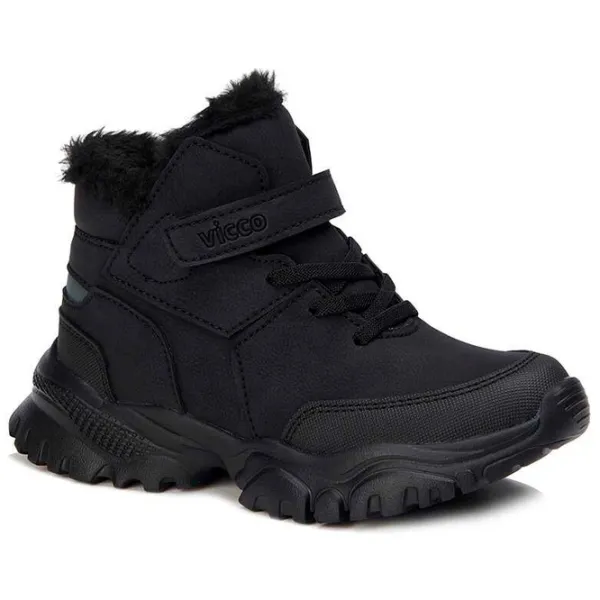 Botine pentru băieți Vicco 946.F21K.200 33 / Black photo 1 Botine pentru băieți Vicco 946.F21K.200 33 / Black photo 1