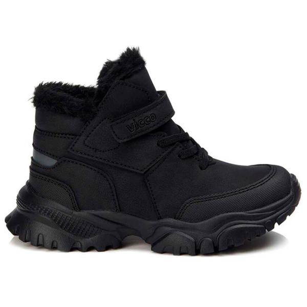 Botine pentru băieți Vicco 946.F21K.200 35 / Black photo 2