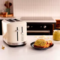 Тостер KitchenAid 5KMT2109EAC Механическое / 980 Вт / Бежевый photo 6