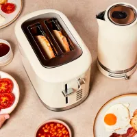 Тостер KitchenAid 5KMT2109EAC Механическое / 980 Вт / Бежевый photo 7