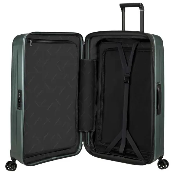 Чемодан Samsonite Nuon Spinner Expandable 79 лл/ Матовый Хаки photo 4 Чемодан Samsonite Nuon Spinner Expandable 79 лл/ Матовый Хаки photo 4