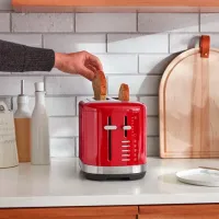 Тостер KitchenAid 5KMT2109EER Механическое / 980 Вт / Красный photo 5