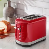 Тостер KitchenAid 5KMT2109EER Механическое / 980 Вт / Красный photo 6