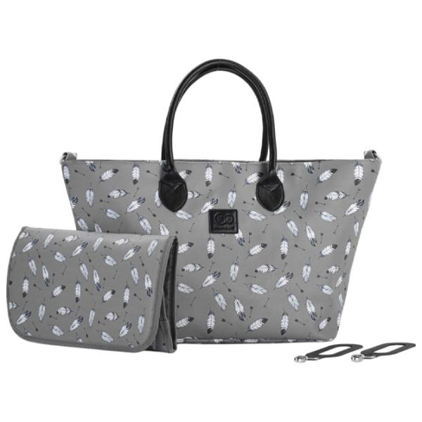 Geantă pentru mămici KinderKraft Mommy Gray photo 1 Geantă pentru mămici KinderKraft Mommy Gray photo 1