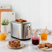Тостер KitchenAid 5KMT2109ESX Механическое / 980 Вт / Серебряный photo 6