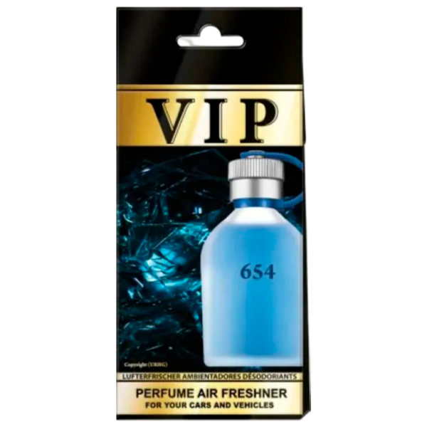 Ароматизатор для авто Caribi VIP N654 Hugo Boss Хьюго / / на зеркале photo 1