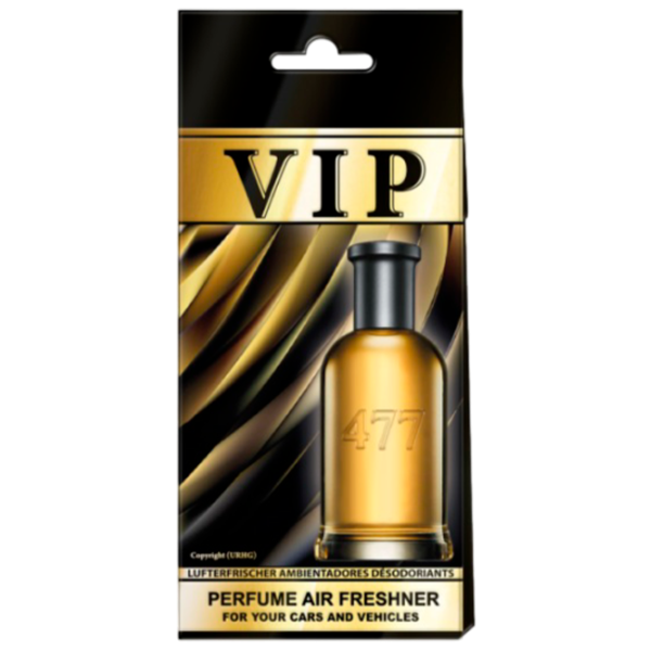 Ароматизатор для авто Caribi VIP N477 Hugo Boss Boss Boitled Intense / / на зеркале photo 1