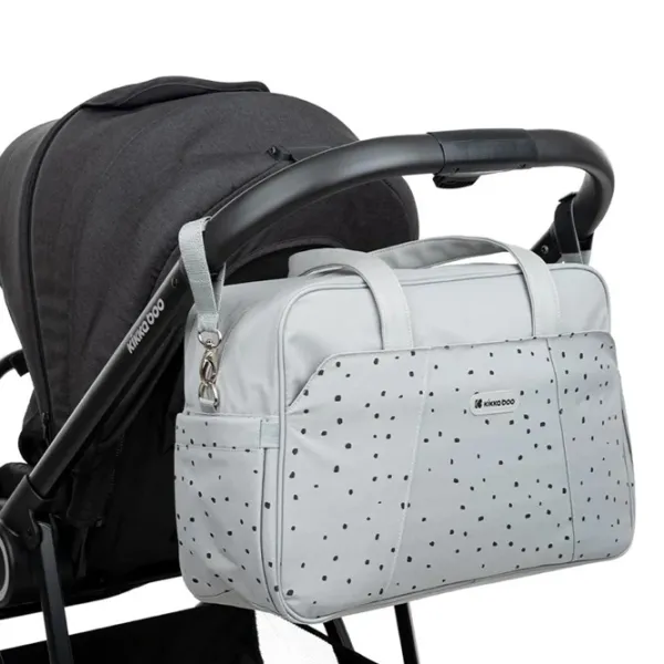 Geantă pentru mămici Kikka Boo Chelsea Dots Gray photo 5