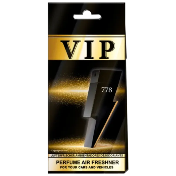 Ароматизатор для авто Caribi VIP N778 Carolina Herrera Bad Boy / / на зеркале photo 1