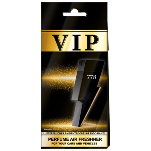 Ароматизатор для авто Caribi VIP N778 Carolina Herrera Bad Boy / / на зеркале photo 1