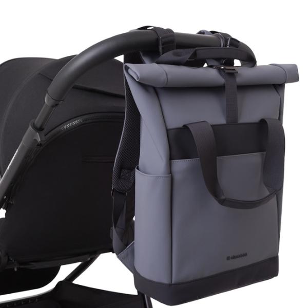 Rucsac pentru mămici Kikka Boo Cerise  Gray photo 4