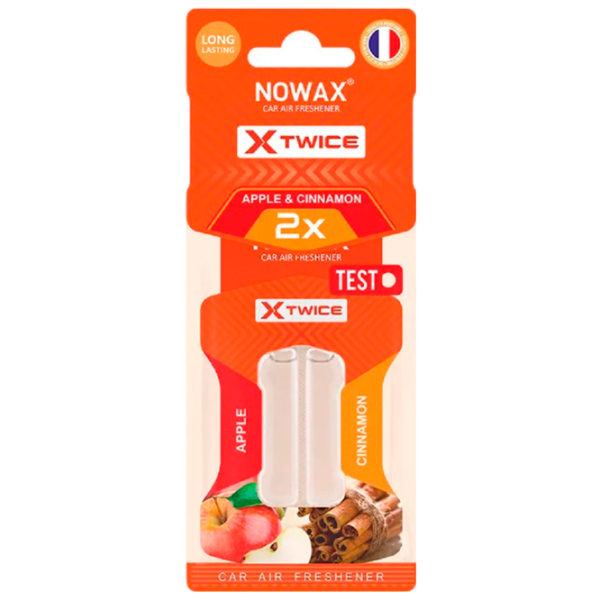 Aromatizator auto Nowax X Twice Cinnamon / / pe oglindă photo 1