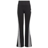 Colanți sport pentru fete Adidas G Future Icons 3-Stripes Flared Larg / Black