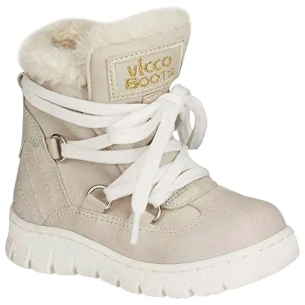 Botine pentru fete Vicco 946.B20K.222 24 / Beige photo 1