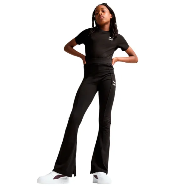 Colanți sport pentru fete Puma Classics Seasonal Flared Leggings G Strâns / Black photo 5 Colanți sport pentru fete Puma Classics Seasonal Flared Leggings G Strâns / Black photo 5