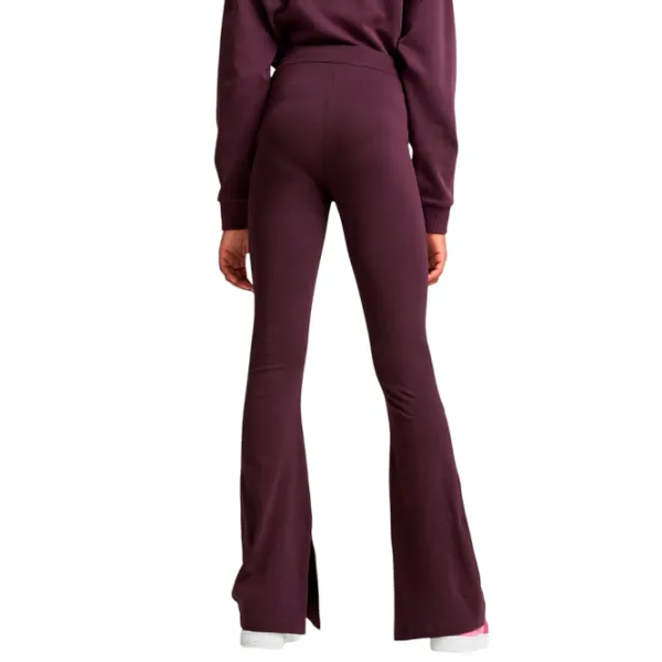Cпортивные леггинсы для девочек Puma Classics Seasonal Flared Leggings G Плотный / Полуночная слива photo 4