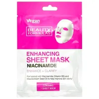 Mască pentru față Beauty Formulas Enhancing Sheet Mask Mască / Toate tipurile