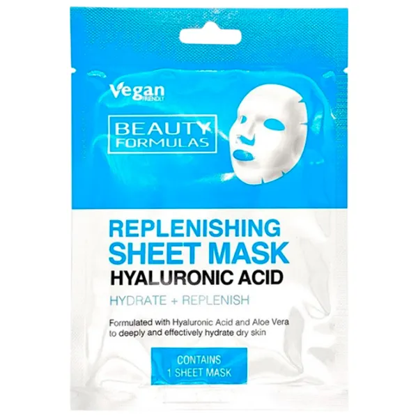 Mască pentru față Beauty Formulas Replenishing Sheet Mask Mască / Toate tipurile photo 1