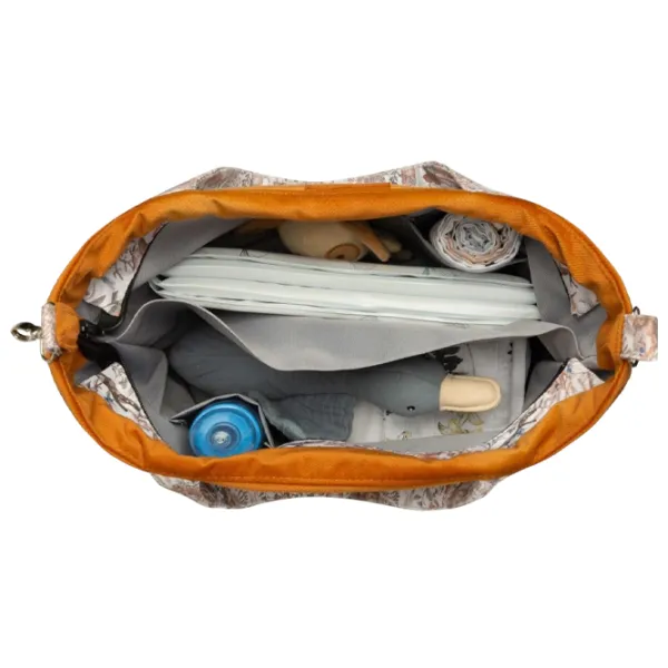 Geantă pentru mămici Sensillo Velvet Premium Orange photo 2
